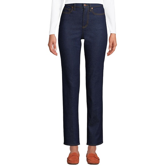 NWOT Women's Tall High Rise Slim Ankle Blue Jeans - Picture 1 of 4